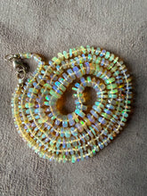Faceted Ethiopian Opal Necklace