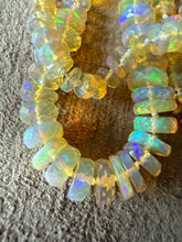 Faceted Ethiopian Opal Necklace