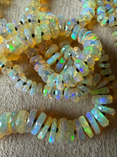 Faceted Ethiopian Opal Necklace