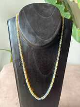 Faceted Ethiopian Opal Necklace