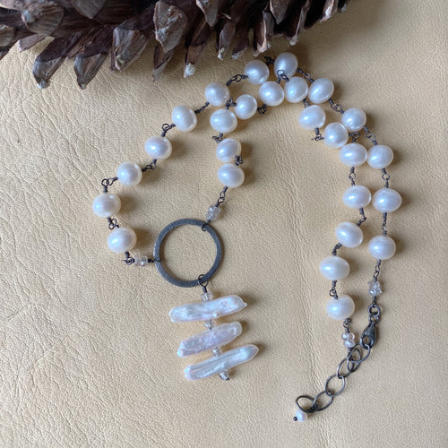 Mixed Pearl Necklace