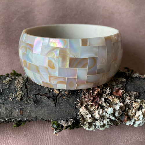Mother of Pearl Mosaic Cuff - Bali