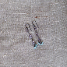 Amethyst with Apatite Earrings