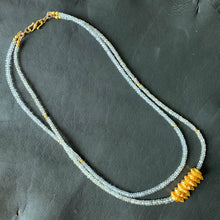 Nepali Gold on Sapphire Necklace