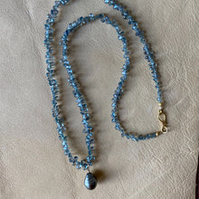 South Sea Pearl on Sapphire Necklace